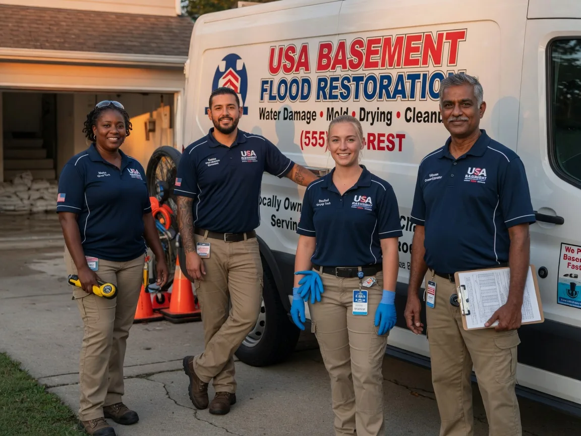 Basement Flood Cleanup company in Harrisburg, IL